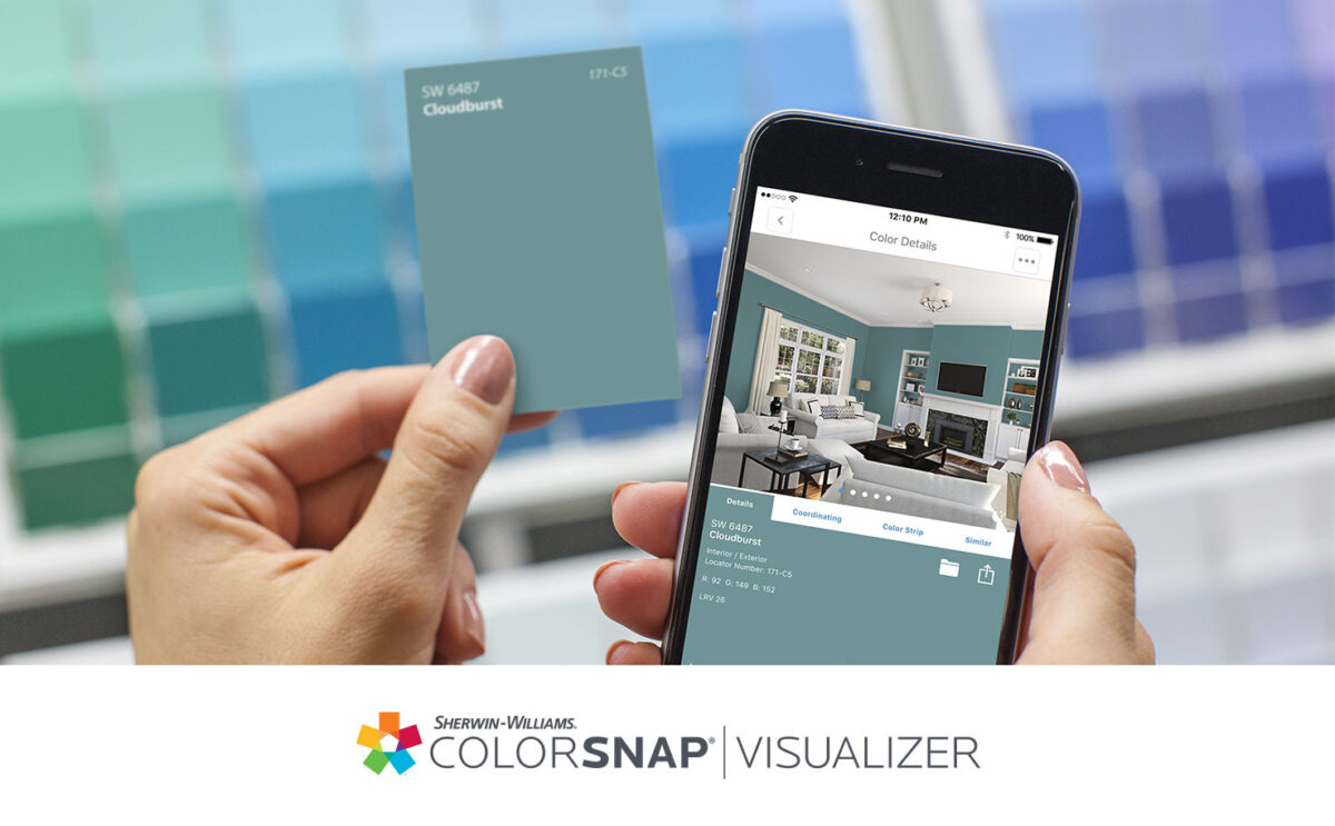 ColorSnap Visualizer for iPhone and Android INSTANT PAINT Feature