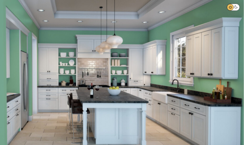 Interior painting season offers a chance to go green in your kitchen.