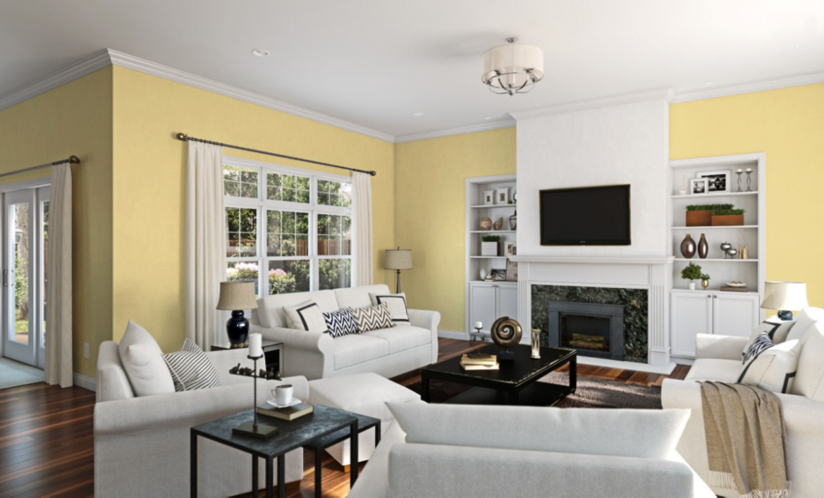 Yellow livingroom